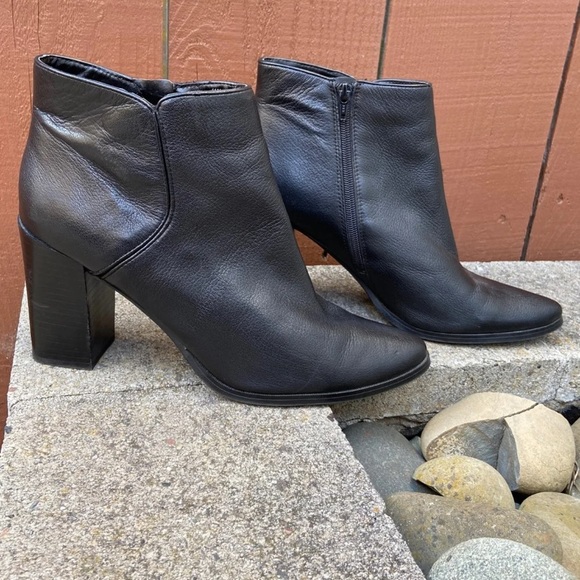 chunky heel booties size 11